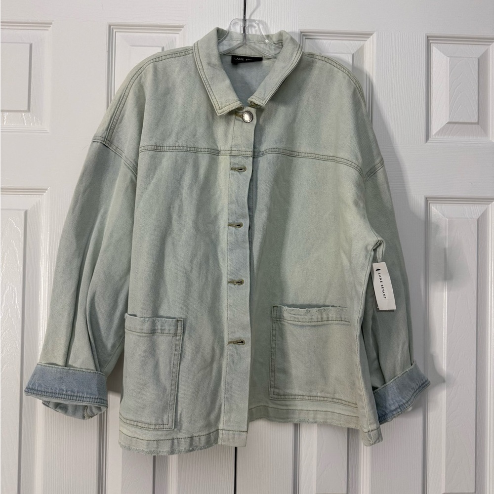Lane Bryant Light Blue Jean Jacket - NWT